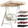 Generic Tettuccio di Ricambio per Dondolo, Impermeabile e Parasole per Dondolo 2-3 Posti da Portico, Copertura per Dondolo da Giardino(Beige,195x125cm/77x49in)