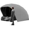 WPPTNSFY Garage Pieghevole per Auto, Tettoia per Auto Telescopica Portatile con Serratura, Telescopico Tenda per Auto Mobile da Esterno, Resistente a Pioggia e Neve, per Auto, SUV