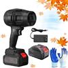 Cyqfei Big Storm Turbine Fan - Handheld Cordless Leaf & Dust Blower/Industrial Lithium Hair Dryer, Max Speed 35000r/Min, Both Blowing & Vacuuming for Lawn Care,Garage,Ect. Lawn Care in Seconds (1 Battery)