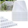 SWANEW 14 pannelli alveolari in policarbonato (60,5 x 121 cm), 4 mm, 10,25 m², pannelli di ricambio per serre, giardino e serre