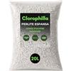 CLOROPHILLA Perlite per Piante in Vaso Leggera e Porosa, Perlite Giardinaggio Ideale per Terricci, per Piante, Ortaggi e Spezie (20 Litri)