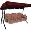 Angerer Dondolo Ibiza (3 posti) Design Modena rosso