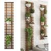 XLHWJCP Griglia Resistente Naturale Legno,Fioriera Grigliato Legno da Giardino Vaso per Piante Rampicanti,per Sostegno a Muro Fiori e Piante Fioriere Sospese Decorazione Murale Terrazza (150x29cm/59x11.4in)