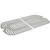 Grillrost.com Das Original Griglie in Acciaio Inox Inox per Weber Traveler | Lavabili in lavastoviglie - Set di 2 metà