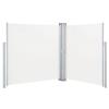 vidaXL Tenda da Sole Laterale Retrattile Crema 140x600 cm