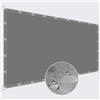 ZQXFZ Frangi-vista Per Recinzione Giardino 65x200cm impermeabileTelo Oxford 160g/㎡） Copertura Per Balcone Idrorepellente Con Occhielli E FascettaTelo Frangivento -Grigio.