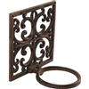 Esschert Design - Portavasi da parete in ferro, design stile antico, da circa 7.2inx 6inx 7.2in, colore: Marrone bruciato