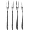 COOK CONCEPT Home Deco Factory, KU6718, Forchetta per lumache in Acciaio Inossidabile, Design Elegante ed ergonomico, Ideale per i Tuoi pasti Raffinati, Lunghezza 135 cm, Colore Argento