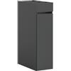 xonox.home - Mensola libera 29 x 101 x 60 cm in antracite - Modulo di scaffalatura aperto per combinazione con armadi - Pratica estensione per bagno e ripostiglio - Utilizzo flessibile