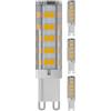 ledscom.de 4 pezzi lampadine G9 LED, bianco caldo (2800 K), 4,1 W, 501lm