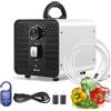 Nastopee 2 In 1 Generatore Di Ozono, 60000Mg/H,con Modalità Acqua e Aria, 400㎡,Timer 120 Min,Ozonizzatore Per Ambienti,Casa,Voiture,Appartamenti,Hotel,Cucina (Bianco)