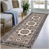 BORKOY Tappeto Corridoio Lungo 2 metri Stile Vintage Marrone,Passatoia Antiscivolo e Lavabile per Interni,Tappeto Runner Morbido per Cucina e Ingresso，Tappeto Soggiorno e Camera da Letto70x200cm