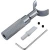 Mtsooning Strumento di lavoro manuale in pelle Coltello rotante Coltello girevole Strumento di nichelatura in ceramica Tipo 4