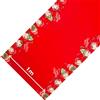 Olivo Tappeti OLIVO.shop Tappeto natalizio passatoia interno ed esterno, Passatoia rossa natalizia a metraggio su misura larga 1 metro per eventi ed allestimenti natale JINGLE ROLL (GNOMES, 3 metri)