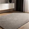 benuta Basic Tappeto salotto a pelo alto Sohari - Grigio chiaro 300x400 cm - Minimalista - Morbido lavabile - Camera letto, corridoio, sala pranzo, soggiorno - Pavimento riscaldato