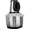 CHEOTIME Tritatutto, Tritacarne 5L 500W con 3 Lame Bi-Livello, Tritacarne in Acciaio Inossidabile Per Cucina, Verdura, Cipolla, Aglio, Insalata, Alimenti Per Bambini(EU Plug 220V)