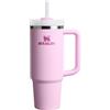 STANLEY Quencher H2.0 - Bicchiere con manico e cannuccia, 850,5 g, coperchio Flowstate a 3 posizioni, compatibile con i viaggi, tazza termica in acciaio inox, senza BPA, fiori di ciliegio