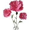 F Fityle Fiore Artificiale Allestimento per Matrimoni Decorazione per Palcoscenico Oggetto di Scena per Fotografia con Fusto in Ferro Adatto per Fiere, Rosa Rossa