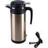 plplaaoo bollitore per acqua portatile da 800 ml 12 V in auto,Bollitore per auto, bollitore rapido in acciaio inox, tazza riscaldante elettrica, uso da viaggio per la preparazione del caffè in auto