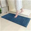Decomira Tappeto Bagno Antiscivolo | Tappetino bagno super assorbente, lavabile in lavatrice | Per il bagno, la doccia, la vasca da bagno o come tappetino WC | Royal Blue - 80x150 cm