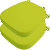 DOGACA Set 4/2 Cuscini Sedia da Cucina/Cuscini di Seduta, 40x38 43x40 43x42cm (3/5/8CM Spessore) Confortevole Cuscini Coprisedia da Cucina,con Lacci Imbottito,Lavabili(12,2pcs:40x38x5cm)