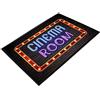 Artylicious Zerbino per sala cinema, effetto neon, 60 x 40 cm, accessori per sala cinema