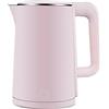 Hokcus Bollitore veloce, Bollitore per acqua, Bollitore per caffè, 2.3L, 1500W, Facile Versare Beccuccio Protezione a secco Cold Touch Maniglia/Verde/Rosa