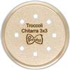 Pastidea - Trafila in Bronzo Troccoli Quadri Chitarra 3x3mm compatibile con Kenwood. Utilizzando l'adattatore, compatibile con Philips Pasta Maker Avance, Viva, Serie 7000, e altri.