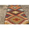 THE PIKKU INTERNATIONAL - Kilim Tappeto rettangolare in lana di iuta - tessuto a mano aspetto rustico tappeto per casa moderna soggiorno camera da letto [modello P-KLM14] 60 x 240 cm (2x8 piedi)