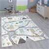 Paco Home Tappeto per bambini cameretta bambine bambini diversi motivi e dimensioni, Dimensione:80x150 cm, Colore:Crema 3
