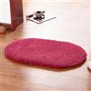 YAOTT Tappeto da Bagno Assorbente Antiscivolo Tappeto Peluche in Microfibra Spessi Lavabili in Lavatrice Tappetini Zerbinando Morbido Facile da Pulire per Vasca Doccia e Bagno Rosso bordeaux 60X160CM