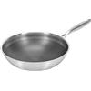 KARL HAUSMANN Wok Acciaio Inox Ø 30 cm Induzione Antiaderente Nido d'Ape | Superficie antiaderente nido d'ape, altezza 9.5 cm, induzione, gas, elettrico e vetroceramica