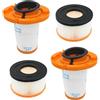 Nicever 2 set di filtri di ricambio ZR009014 ZR009015 per aspirapolvere Rowenta X-Force Flex 13.60 RH9A93E0 RH9A36WV RH9A46WO; 14.8 RH9B36WV RH9B74WO RH9BC1WO; 16.6 RH9C71EE 0 RH9CDD. 9E0.