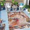 Carpeto Rugs Tappeto Astatto da Esterno Terrazzo Moderno a Pelo Corto - Tappeto per Esterno Grande - Tappeti da Esterno - Multicolore 1-140 x 200 cm
