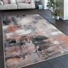 Paco Home Tappeto Salotto Moderno Soggiorno Tessuto Liscio Moderno Motivo Astratto Vintage Lavabile In Lavatrice, Dimensione:80x150 cm, Colore:Multicolore 4