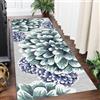Yinghesheng Tappeto per Corridoio Lungo 50x300cm 3D Floreale Antiscivolo Tappeto Passatoia per Corridoio Lavabile Tappeti Runner Ingresso Lungo Tappeto per Ingresso, Cucina