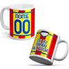 quickgadget Idea Arredo Casa regalo Tazza Sport in ceramica sport per tifoso calcio Lecce, personalizzato con Nome e Numero