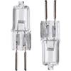 JZLBBC GY6.35 24V Lampadine alogene 50 Watt G6.35 24 Volt 100W JC Tipo Lampade alogene con lente in vetro trasparente G6.35 / GY6.35 Base bi-pin Bianco caldo 10PCS 250W