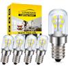 Ruiandsion E14 LED Lampadine a bassa tensione AC DC 24V 2W con attacco Edison a vite, risparmio energetico 6000K bianco, per lampade solari, camion, confezione da 5