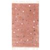 RugVista Confetti, Tappeto per bambini, Moderni, 100 x 160 cm, Rettangolare, Pelo medio, Cameretta, Lavabile solo a secco, Senza sostanze chimiche pericolose, Rosa