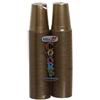 TEKHOME 100/200/500/1000 PEZZI BICCHIERI COLORATI COLORS DOPLA da bibita ideali per compleanni, feste, party, aperitivi (ORO, 500)