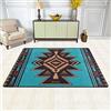 LOUJIN Tappeto in flanella nativo americano indiano azteco Navajo Area Tappeto grande tappeto antiscivolo lavabile per soggiorno camera da letto 60 x 90 cm