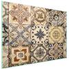 TMK ArtDeko Copri piano cottura induzione 70 x 52 cm copertura per piano cottura in vetroceramica 1 pezzi universale per piastre di cottura paraspruzzi tagliere in vetro temprato, Mosaico