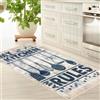 Teppich-Traum Runner da cucina beige con supporto in gel lavabile con utensili da cucina e scritte in nero Dimensione 100 x200 cm, Dimensione 100 x 300 cm