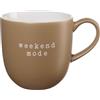 ASA Selection Henkelbecher Weekend Mode, New Bone China, Braun, 350 ml, 17061277