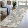 BORKOY Tappeti Runner Passatoia 70x200cm Tappeto Corridoio Lungo Cucina Moderno Antiscivolo Lavabile Grigio Morbido per Ingresso Ufficio Sala Soggiorno Lavanderia e Camera da Letto