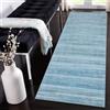 Siunwdiy Tappeto per corridoio,tappeto da cucina lavabile Antiscivolo Tinta unita Azzurro 40x220cm Tappeto Cucina Passatoia per soggiorno, camera da letto, cucina, corridoio
