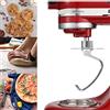 Welikekitchen Gancio per impastare in acciaio inox per robot da cucina KitchenAid con testa motore ribaltabile