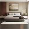 tectake® Tappeto Salotto, Tappeto Pelo Corto, Tappeti Salotto Design Elegante, Tappetino morbido, Lavabile in Lavatrice, Ideale per Sala da Pranzo, Camera, Studio, Soggiorno - Crema - 140 x 200 cm