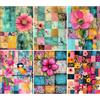 Craft Kreatively Carta di riso patchwork hippy, 21 x 27 cm, per decoupage, per mobili, tecnica mista, biglietti e artigianato, decoupage CRAFT KREATIVELY
